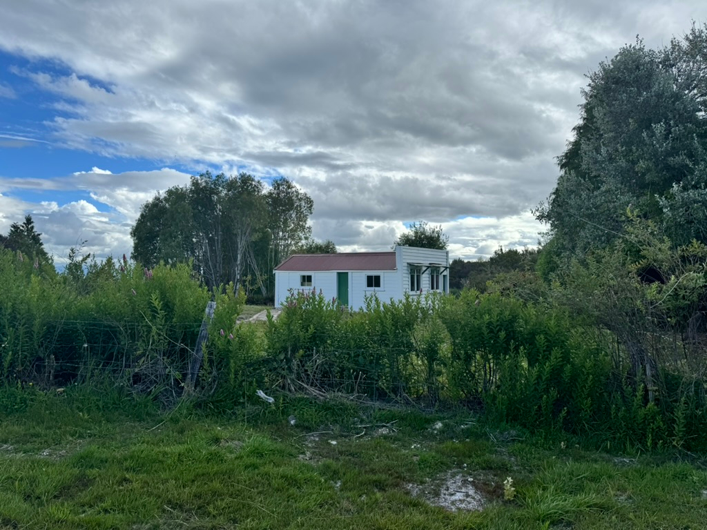 An abandoned house in Waiuta, New Zealand, a ghost town