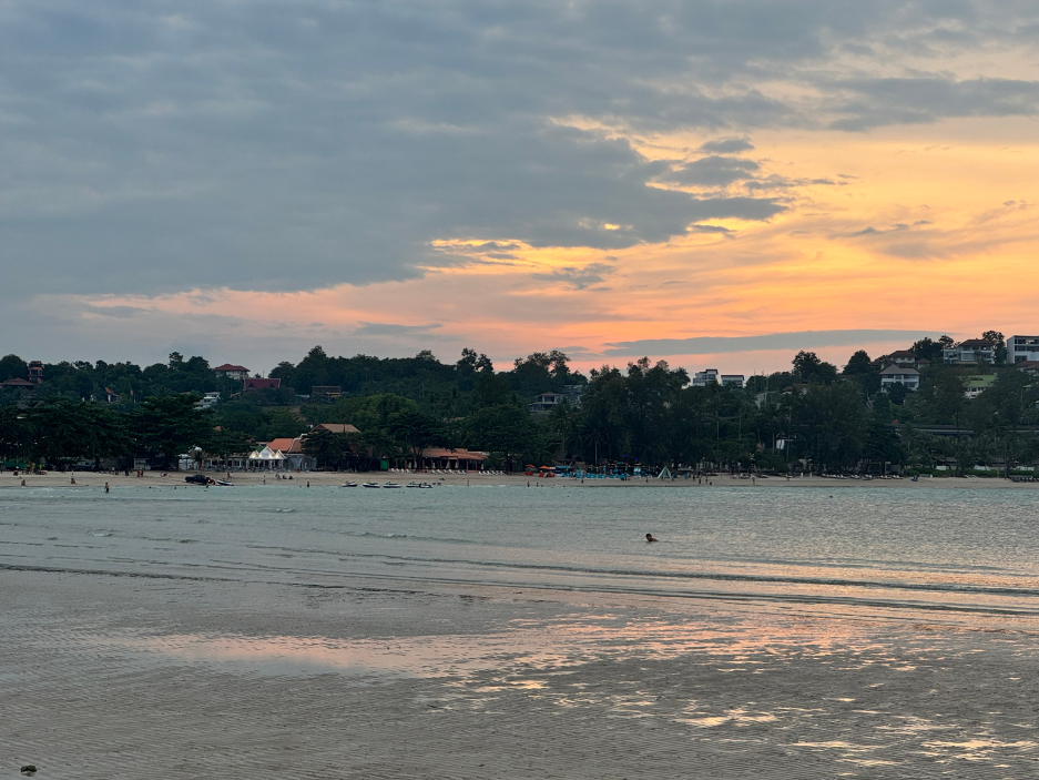 Sunset and ocean view on Koh Samui, Thailand